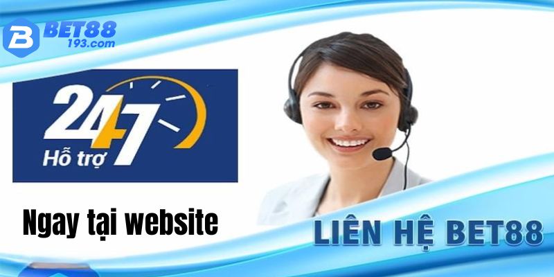 Liên hệ BET88 bảng kênh chat trên website